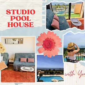 Apartment Pool House Mdt 2 Etoiles Vue Panoramique Amazing Sea View Wifi Linge Linen Inclut Aircondition, La Croix-Valmer